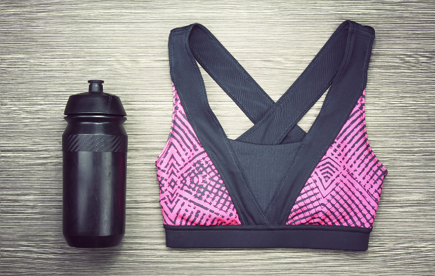 Sports Bra And Water Bottle