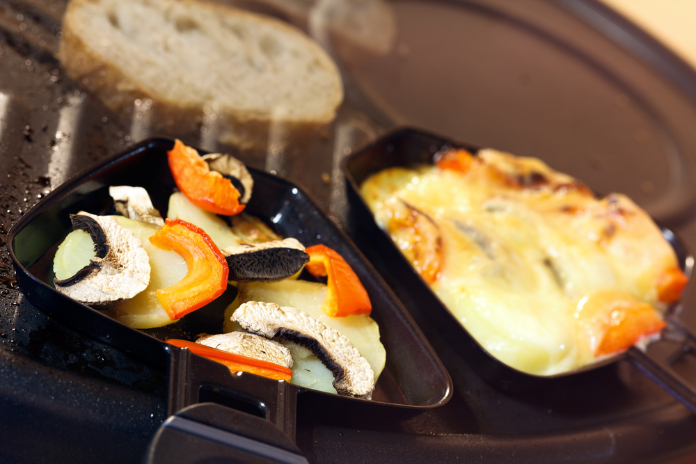 Raclette Pans With Vegetables