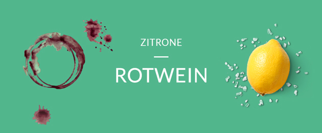 Zitrone Und Salz Gegen Rotweinflecken