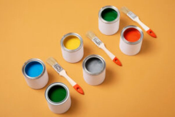 High Angle Colorful Paint Cans Arrangement 1 300X200 2