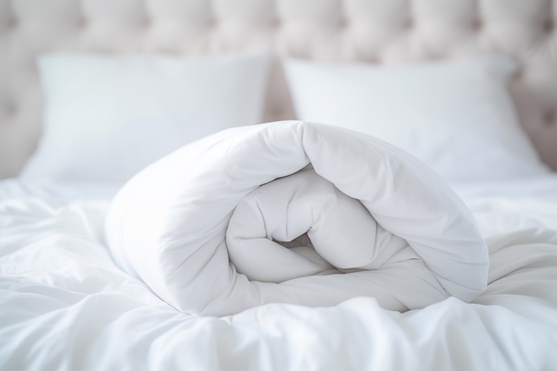 White Pillow Bed Decoration Bedroom Interior