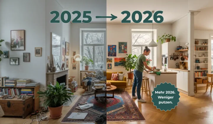 Mehr 2026, Weniger Putzen
