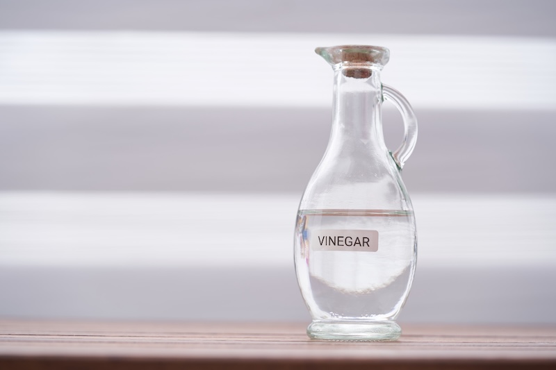 White Vinegar Wood Table Top 1