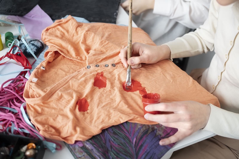Young Adult Reusing Fabric Material